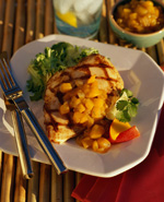 chicken with mango chutney chicken with mango chutney