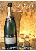 Aurum Brut with Gold Flakes