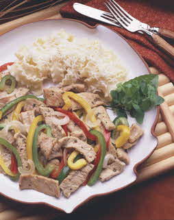 SOUTHWESTERN PORK AND PEPPER STIR-FRY