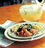 shrimp & cheddar salad