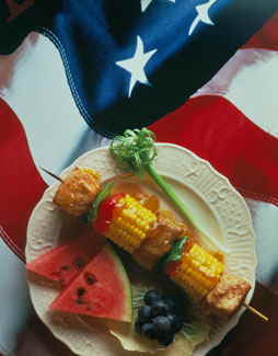 APRICOT GLAZED PORK KABOBS APRICOT GLAZED PORK KABOBS