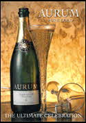 Aurum Brut with Gold Flakes