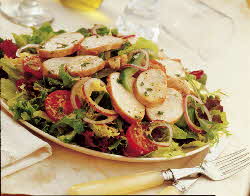 GRILLED TURKEY SALAD WITH DIJON MUSTARD DRESSING GRILLED TURKEY SALAD WITH DIJON MUSTARD DRESSING