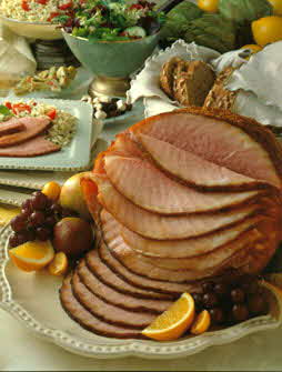 GRILLED HAM WITH LEMON-ORANGE GLAZE GRILLED HAM WITH LEMON-ORANGE GLAZE