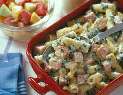 HAM & RIGATONI CASSEROLE HAM & RIGATONI CASSEROLE