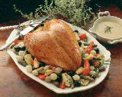 Turkey Breast Provencal With Vegetables Turkey Breast Provencal With Vegetables