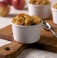 apple cheddar bread pudding