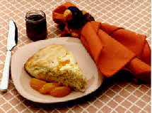 apricot streusel scone