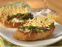asparagus crostini