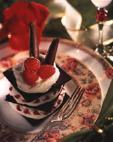 Chocolate Raspberry Napoleon