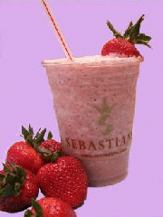 strawberry frappe