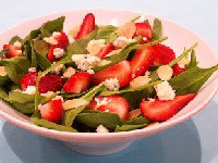 strawberry spinach salad