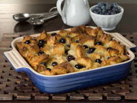 Blueberry Bread Pudding