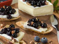 Blueberry Brie Crostini