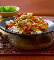 Coconut Almond Chicken Stew