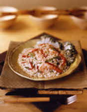 Gingered Rice Shrimp Salad