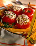 Greek Rice Stuffed Tomatoes