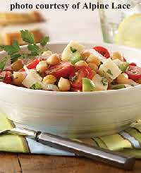 provolone garbanzo salad provolone garbanzo salad