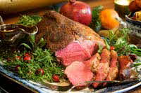 traditional roast beef dinner