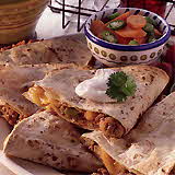 SPICY PORK QUESADILLAS