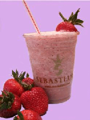 strawberry frappe