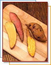 Two Sweet Potato Types