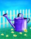 Garden Watering Can Blue