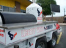 BBQ Smoker Trailer. Houston Texans Liberty White. Pitts and Spitts
