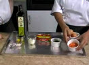 Sardines in tomato sauce omelet