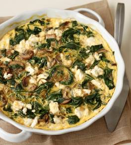 spinach frittata