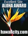 Aloha Excellent Site Award