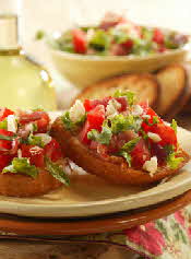 Bacon, Lettuce & Tomato Bruschetta