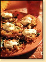 CURRIED POTATO LATKES