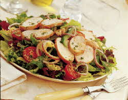 GRILLED TURKEY SALAD WITH DIJON MUSTARD DRESSING