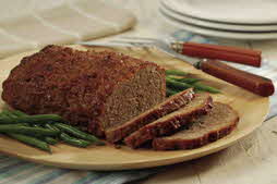 PEACH-GLAZED PORK LOAF