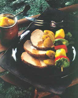 ROASTED PORK LOIN WITH APPLES AND CINNAMON