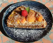 Baked Peach French Toast