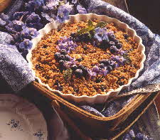 Blueberry Rice Crisp