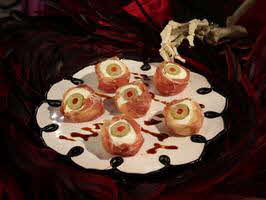 Halloween Eyeball Appetizers