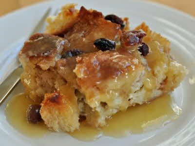 Bread Pudding with Rum Sauce