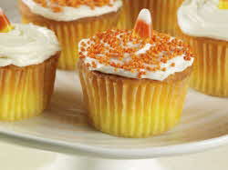 Candy Corn Cupcakes