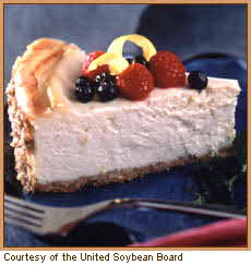 LEMON TOFU CHEESECAKE