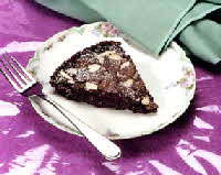chocolate almond pudding cake