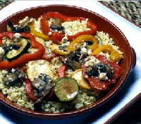 couscous with roasted vegetables