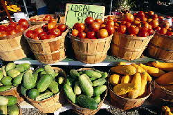 Eating locally-grown foods