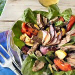 Flank Steak & Vegetable Salad