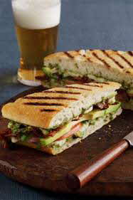 Grilled Bacon & Buffalo Mozzarella Sandwiches