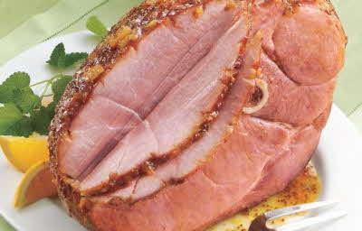 Ham Glazed with Rum & Mustard