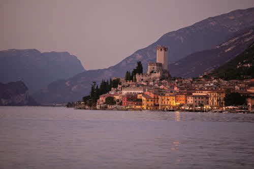 Malcesine view from lake