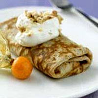 Apricot Walnut Crepes